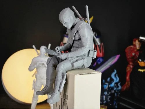 Deadpool sketch scene shelf - deadpool,