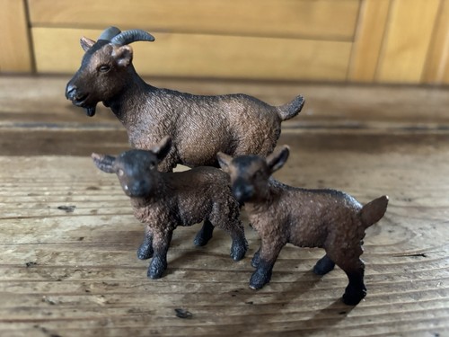 Schleich brown goat and - brown,