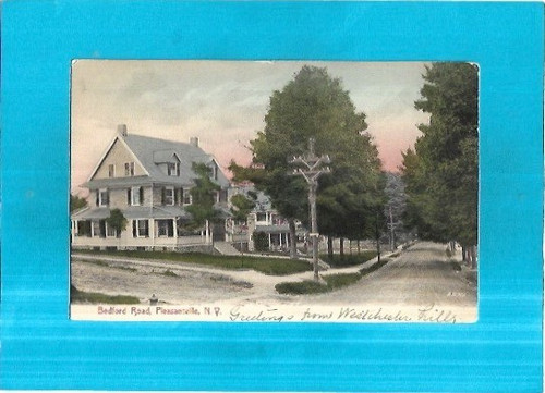 Vintage postcard bedford road - vintage, postcard-bedford