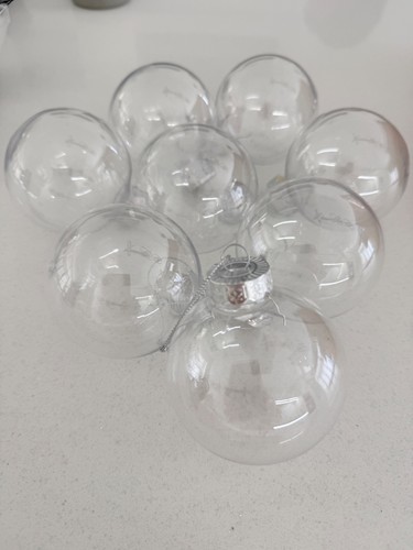 Fillable christmas baubles - fillable,