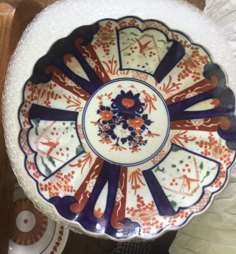 Imari plate antique 21cm - antique, ,