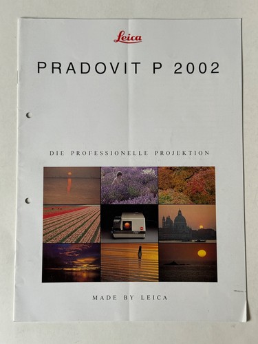 Leitz leica brochure pradovit - brochure,