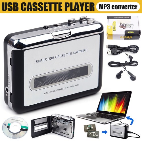 Usb cassette player - cassette, clear