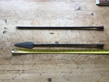 Vintage Zulu Handcrafted Original Steel Spears Head Collectible 54 cm Long