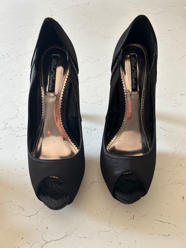 New box black satin - black,
