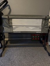 Miniuno Grey Bedside Crib Next