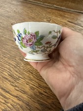 Aynsley Pembroke Bowl Fine Bone China Bird Flowers Variete