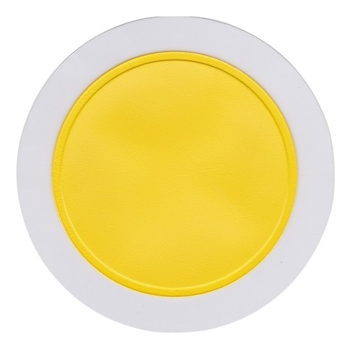 Yellow car tax disc - yellow,