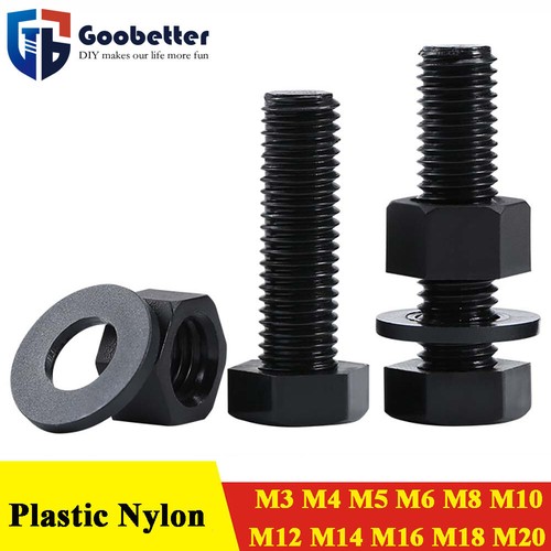 Plastic hex hexagon - hexagon, bolts