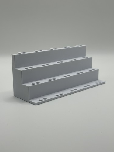 White tiered lego minifigure - tiered,