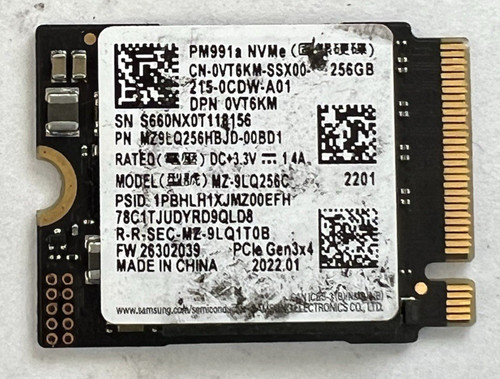 Samsung 256gb 9lq256c nvme - samsung,