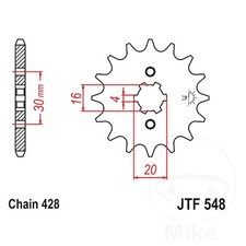 JT Front Sprocket 14 Tooth 428