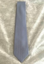 Hermès Men's Blue Gray Silk