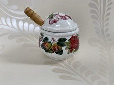 Portmeirion Pomona The Goddess of Fruit Sugar Bowl Lid Red Currant