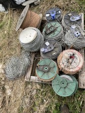 Electric Sheep Fencing Wire, Some On Rutland Spools Some On Bobbins.