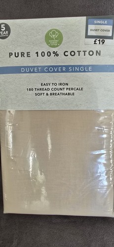 Dunelm cotton duvet - , cover