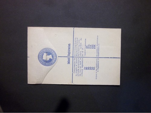 Stationery 1891 2d blue - 1891, qv