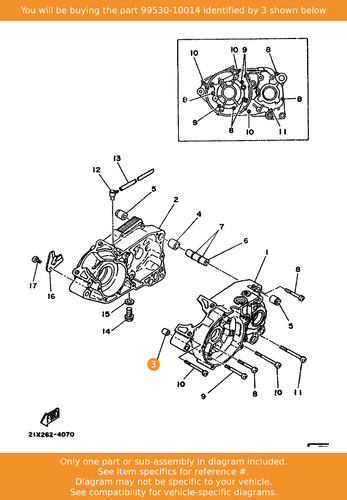 Yamaha pin dowel - dowel,, 99530-10014