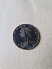 1899 Victoria One Penny, RARE