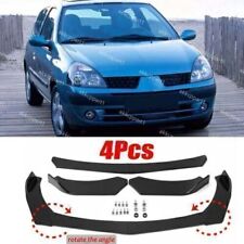 For Renault Clio Sport Gloss Black Front Bumper Lip Lower Splitter Spoiler UK