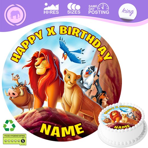 Lion king cake topper - king,