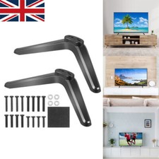 2Pcs Universal TV Stand Base Legs Mount Pedestal Feet Stand for 32-65 Inch TV