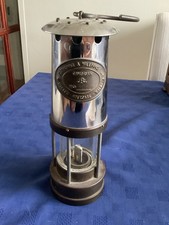 Cambrian brass miners lamp No 150532, E Thomas & Williams Ltd, Aberdare, Wales.