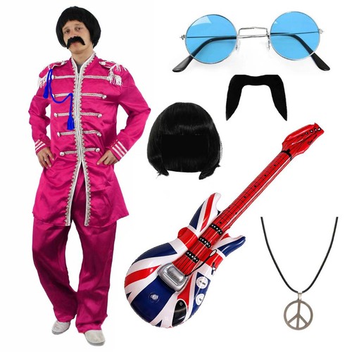 Mens 60s pop sergeant - mens, costume