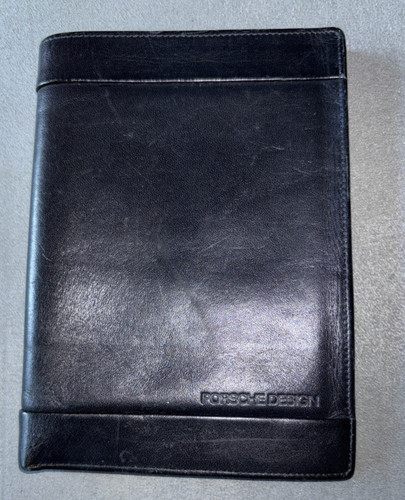 Porsche design black leather - black,