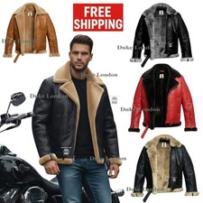 Mens B3 Raf Real Sheep Skin