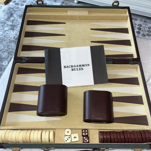 Backgammon set brown - backgammon,