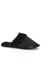 Evans Sequin Mule Slippers
