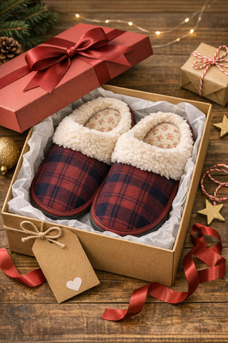 Ladies cosy slippers - slippers, –