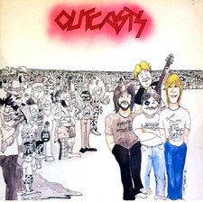 OUTCASTS - OUTCASTS - VERY RARE - ORIGINAL 1st PRESS 1988 U.S IMPORT VINYL ALBUM