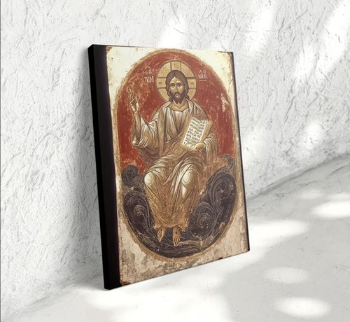 Byzantine jesus christ - byzantine, icon