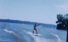Water Skiing Lake Boat 1950s
