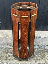 Arts & Crafts Oak Stick Umberella Stand Heals Liberty Co Mission Shapland Petter