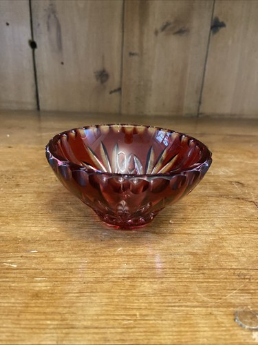 Bohemian ruby red cut - cut, clear