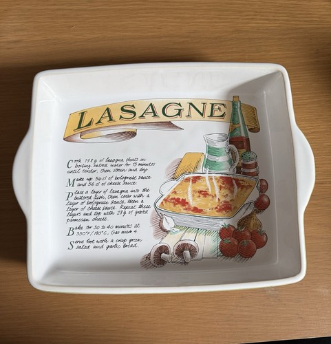 Vintage rayware lasagne - lasagne, dish