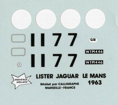 Lister jaguar coupe mans - jaguar, le