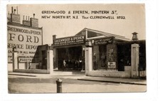 GREENWOOD & IPEREN MOTOR GARAGE, CLERKENWELL: London postcard (C93456)