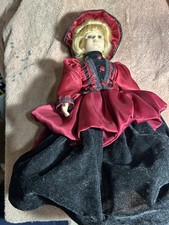 Porcelain Doll Blonde Curly