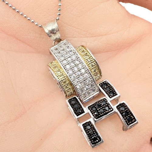 Sterling silver geometric - silver,