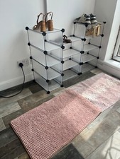 Two Kitchen/Bathroom Mats and Shoe Racks for Sale