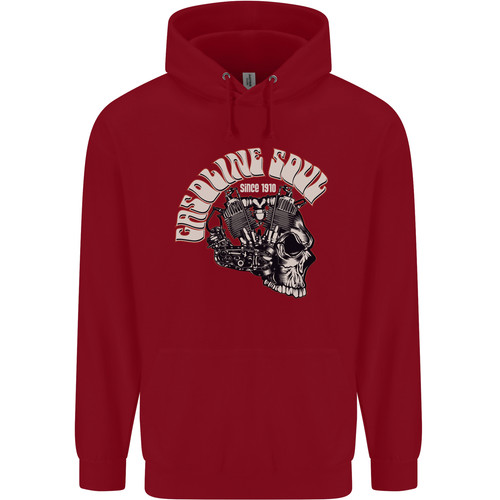Gasoline soul biker skull - gasoline,