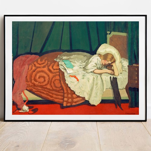 Vallotton woman playing with - vallotton,
