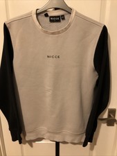 Men’s  Beige & Black Sweatshirt  Size S NICCE Good Condion