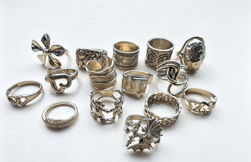 Sterling silver 925 ring - silver,