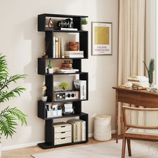 6-Tier Bookshelf Geometric