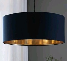 Blue Rico Easy Fit Shade Drum  Ceiling Light From Next
